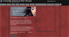 Desktop Screenshot of cannellabeautyschools.com